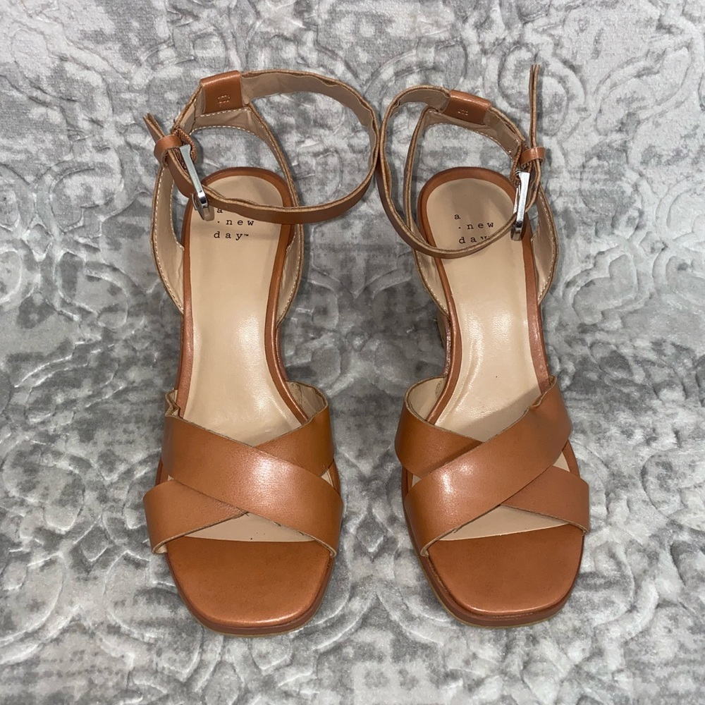 Light Brown High Heels, Size 7.5, A New Day